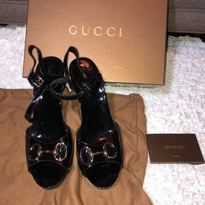 Authentic Black Gucci shoes size 10